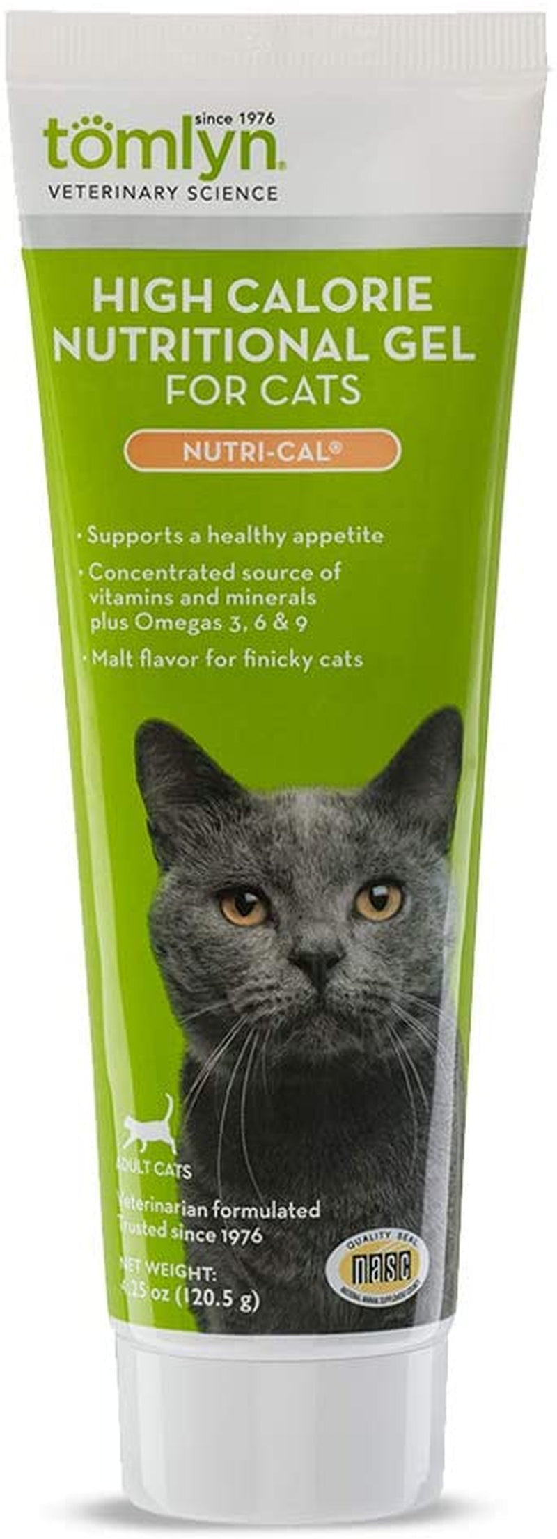 High Calorie Nutritional Gel for Cats, (Nutri-Cal) 4.25 Oz