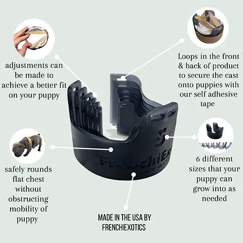 Puppy Flat Chest protector & treatment "bundle"All Sizes